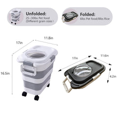 SEWIU 2-pack colapsable despensa ahorro de espacio