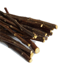 Sharllen rama de manzano natural, 6 pulgadas, adecuada para el cuidado dental de roedores.