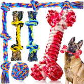 SHARLOVY conjunto de juguetes masticables para perros agresivos de gran tamaño