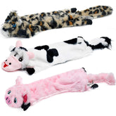 SHARLOVY pack trois jouets sans rembourrage, idéal pour petits chiens et chiots.
