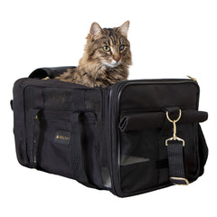 Sherpa Delta Deluxe mediano transportín mascotas debajo del asiento para viajes sin problemas