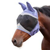 Shires FlyGuard Pro: malla antimoscas con orejas para cob, protección total en campo.