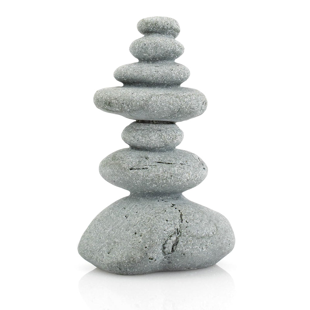 SiissaPeksid decoracion acuario piedras zen apiladas para un acuario calmante