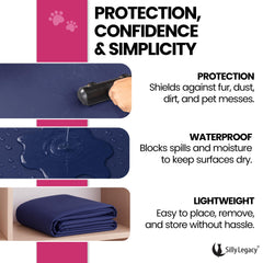 Cobertor cama transpirable e impermeable de SILLY LEGACY evita humedad