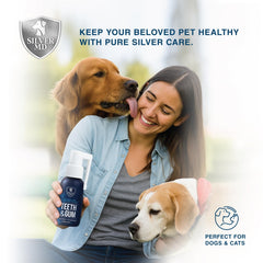 Etiqueta SilverMD con nano plata destacando seguridad y calidad.