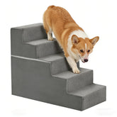 Escaleras Simple Deluxe para perros pequeños, 5 escalones, fácil subida al sofá
