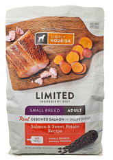 SIMPLY NOURISH croqueta de salmón para perros pequeños, sabor natural y textura crujiente