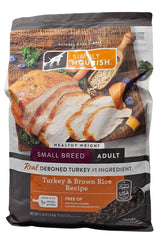 SIMPLY NOURISH para razas pequeñas con pavo y arroz, bolsa de 5 lb para uso diario.