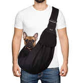SlowTon Sling con correa acolchada ajustable para paseos cómodos.