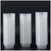SLSON tazas gecko 0,5oz transparentes para comida y agua de reptiles.