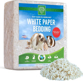 Small Pet Select cama de papel blanca facilita la limpieza al identificar áreas sucias