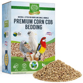 Small Pet Select lecho de mazorca en bolsa de 12 libras para jaula limpia y cómoda.
