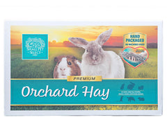 Primer plano del heno de pasto de huerto verde y fragante de Small Pet Select