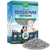 Small Pet Select pellets de papel reciclado con absorbencia alta para jaulas limpias.