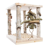 Small Pet Select Wonderland Play Table, vista lateral, promueve exploración y juego seguro.