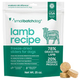 Smallbatch alimento para perros liofilizado de cordero, alta proteína para nutrición diaria