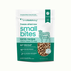 smallbatch cordero bocaditos liofilizados: proteína alta para perros activos