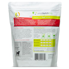 smallbatch Pets corazones de ternera crudo, fuente única de proteína.