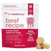 Smallbatch Pets: bolsa de 14 oz de comida cruda liofilizada de res