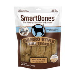 SmartBones bâtonnets mini churro packshot: friandise appétissante pour chien.