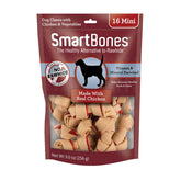 SmartBones Mini Huesos con Pollo Real, sabor real para masticar diario.