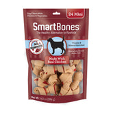 SmartBones Mini Huesos Pollo Real, empaque práctico para recompensa diaria.