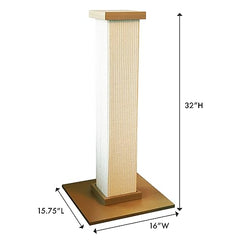 SmartCat rascador-sisal-durable-32-pulgadas para ejercicio muscular y entretenimiento.