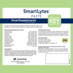 Pasta SmartLytes sabor manzana-plátano para caballos