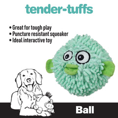 SmartPetLove Snuggle Puppy Tender-Tuffs Ball detalle-chirrador para horas de diversión