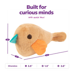 Chickadee Chirp con movimiento estimula ejercicio y exploración constante