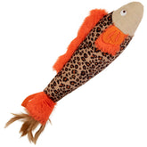 SmartyKat Instincts HappyNip Fin Frenzy, juguete para gatos con plumas para juego activo