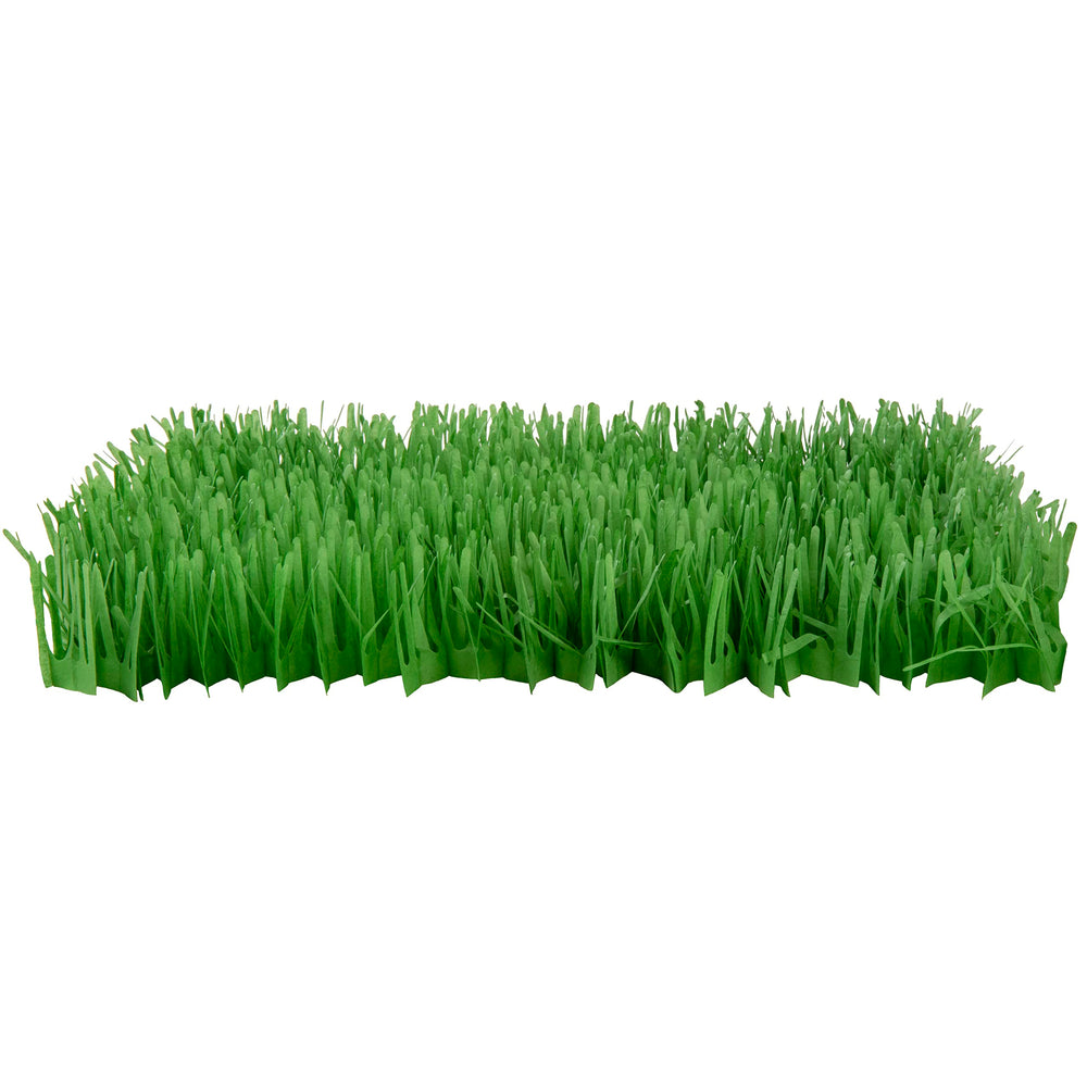 SmartyKat Instincts Meadow Mayhem: alfombra de hierba de papel crujiente para atrapar la curiosidad del gato