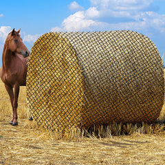 SmaSoHard red de heno redondo 6x6 para manejo cómodo del heno.