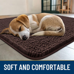 Alfombra Smiry con absorción de suciedad para evitar charcos en la entrada.