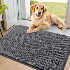 Smiry alfombra para puertas absorbe humedad para entradas limpias.