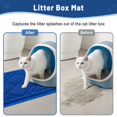 Smiry tapete resistente 47x32, soporta arañazos y cuida las patas del gato.
