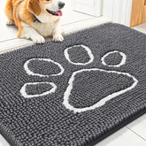 Alfombra Smiry para puerta absorbe humedad de las patas de perros al entrar.