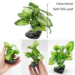Smoothedo-Pets planta artificial para acuario crea escondites naturales