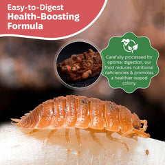 Snout and Shell: algas marinas y krill, fuente natural de proteínas para isópodos.
