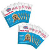 Bolsas calentadoras desechables de Snuggle Puppy ofrecen calor inmediato y seguro para paseos fríos.