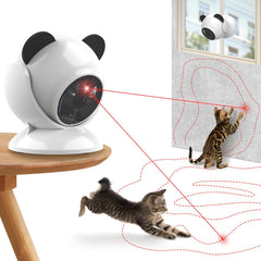 Sofolor juguete láser para gatos con trayectoria aleatoria que mantiene al gato activo.