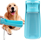 SOICTA botella portátil 19oz para perros, ideal para paseos con hidratación rápida
