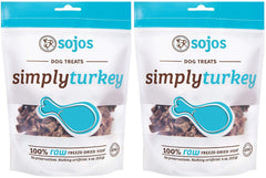 SOJOS croquetas de pavo para perros en empaque, ideal para entrenamiento.