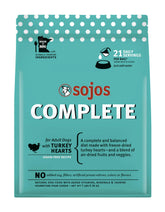 Sojos Receta de Pavo para perros, bolsa azul lista para hidratar.