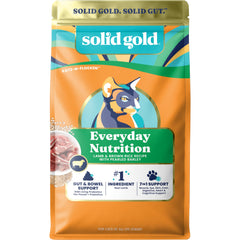 Solid Gold alimento seco para gatos de interior con cordero, podría apoyar la digestión.