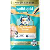 Solid Gold alimento seco para perros pequeños con pollo, bocados fáciles de masticar para digestión suave.