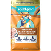 Solid Gold estomago sensible gato codorniz: apoyo digestivo suave para estómagos sensibles.