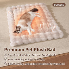 SOMAHE Textura peluche que invita a acicalarse y acurrucarse