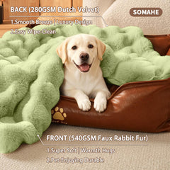 Manta SOMAHE 39x30, cobertura amplia para jaula o cama de perro.