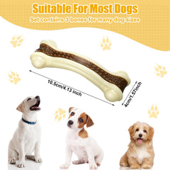 Mordedor de nylon para dientes ternera, apto para perros medianos y grandes.
